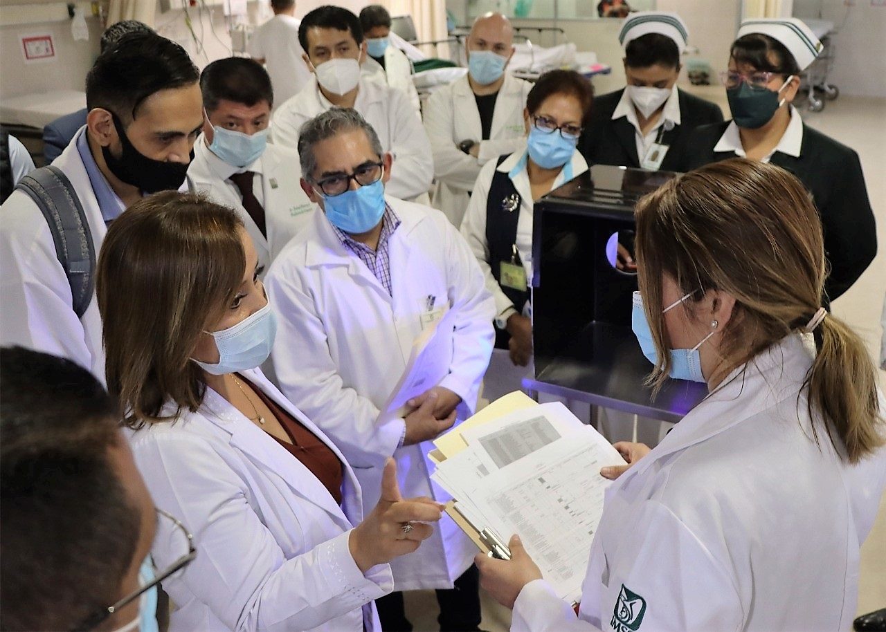 doctora Célida Duque Molina, directora de Prestaciones Médicas, visitó el HGZ No. 32