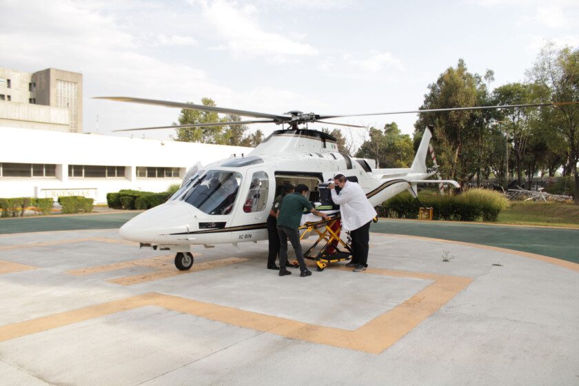 helipuerto del Hospital de Traumatología en Magdalena de las Salinas