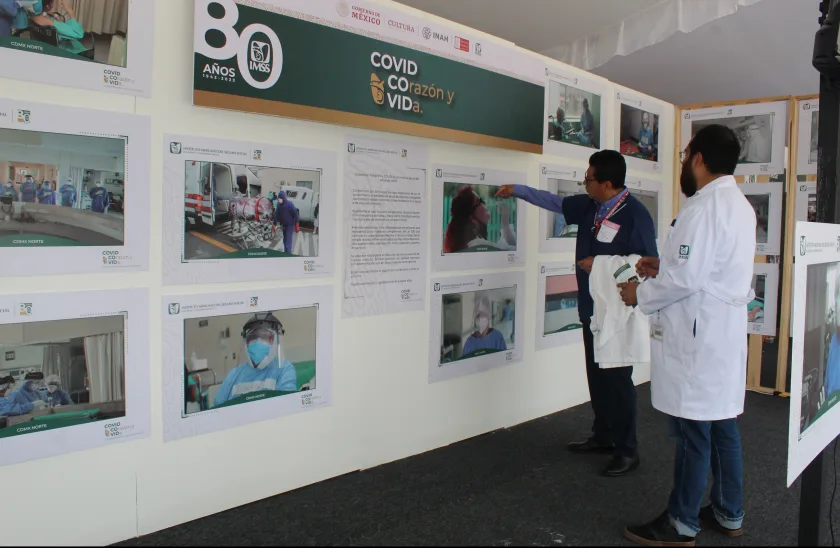 exposición fotográfica es la titulada “COVID. Corazón y Vida”