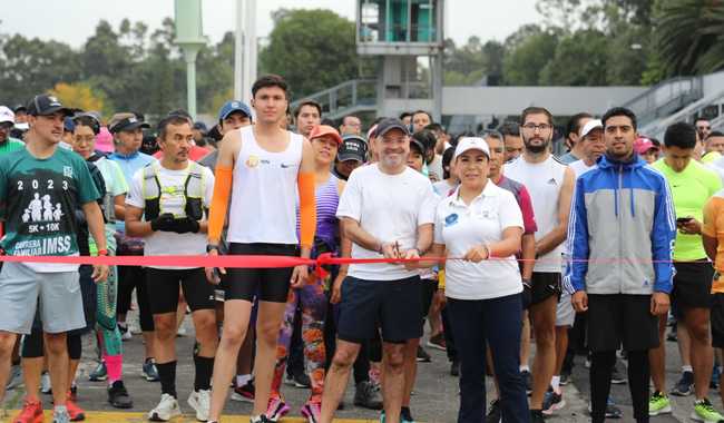 Carrera de la Jornada informativa sobre evento vascular cerebral