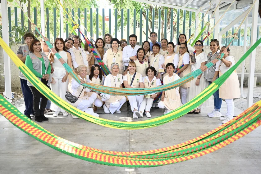 entrega al Voluntariado IMSS de las instalaciones del albergue de descanso temporal